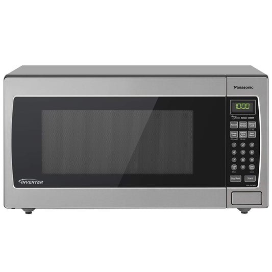 Panasonic Microwave Oven NN-SN766S Stainless Steel Countertop/Built-In with Inverter Technology and Genius Sensor, 1.6 Cubic Foot, 1250W